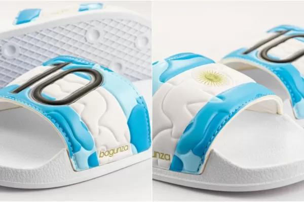 Messi agradeció a los creadores de sus ojotas y son furor