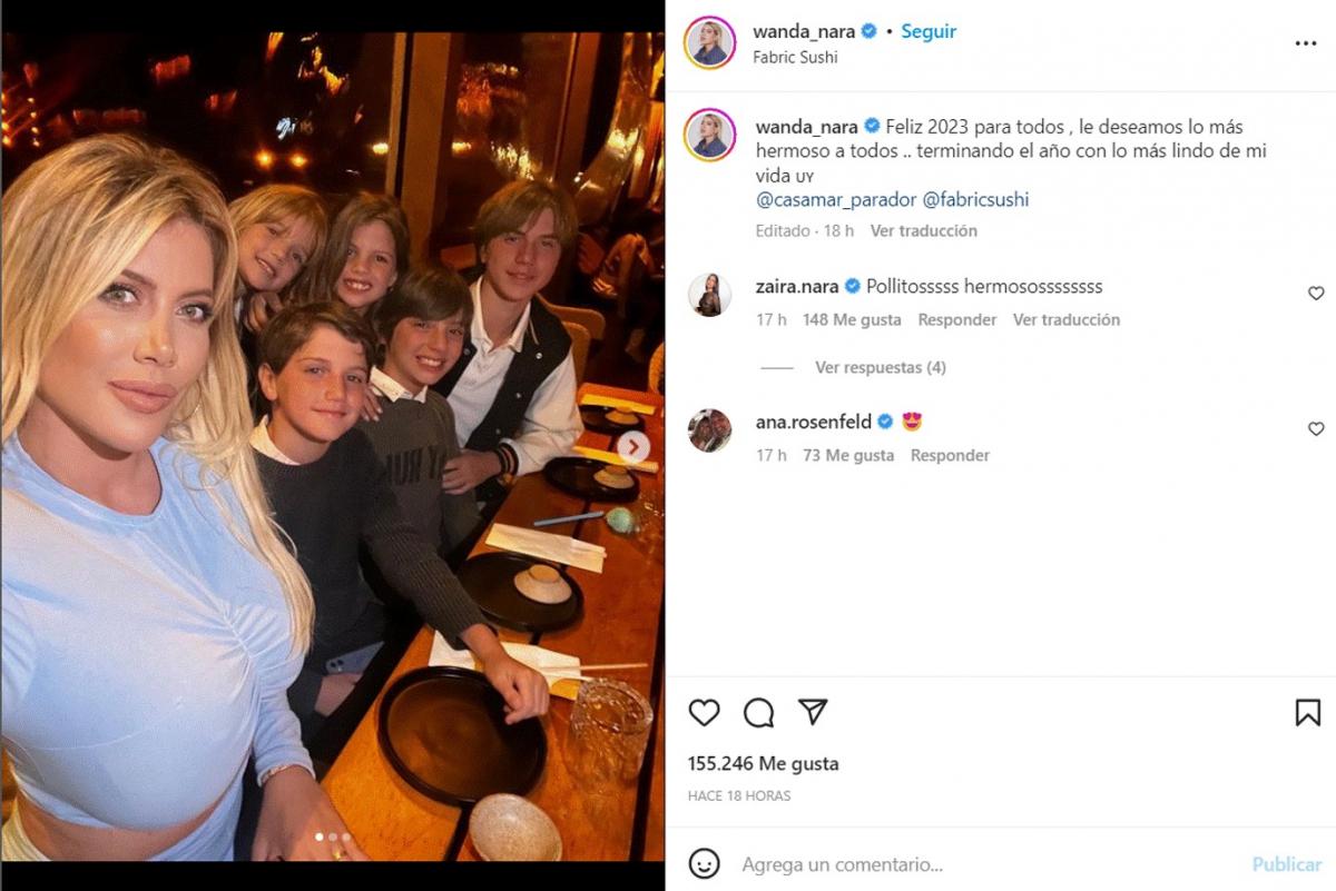 Foto tomada de Instagram: wanda_nara