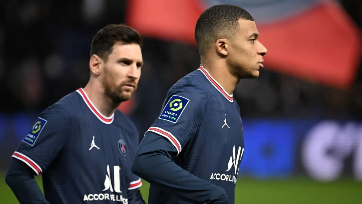 Lionel Messi y Kylian Mbappé en PSG. REUTERS