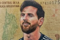 Pintó a Messi en un billete de $10: por qué rechazó venderlo por $60.000