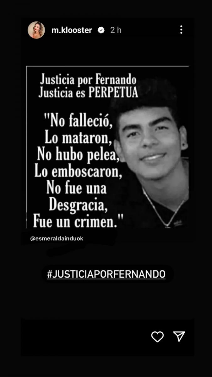 Qué famosos se unieron al pedido de justicia por Fernando Baéz Sosa