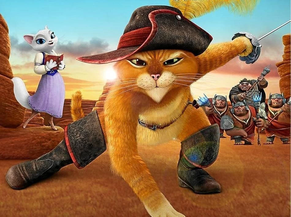 SOBERBIO Y VALIENTE. El Gato con Botas se ganó el favor del público desde su primera aparición en 2004. 