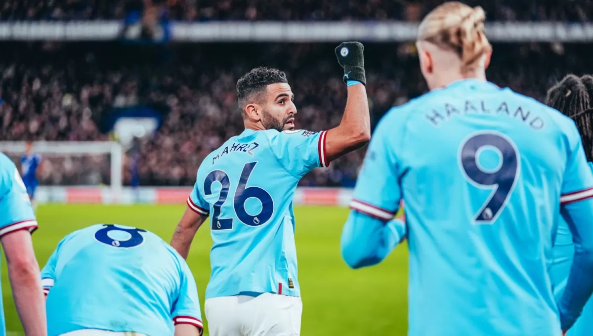 ¿UN ADELANTO? El jueves Riyad Mahrez le dio la victoria a Manchester City sobre Chelsea, por la Premier League.