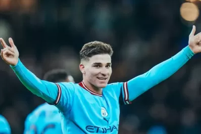 Julián Álvarez habló en inglés y fue furor en las redes