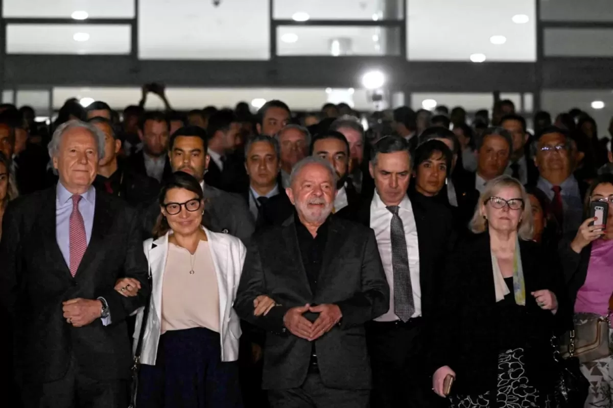 Lula da Silva, en la sede del Tribunal Supremo. 