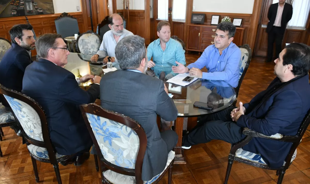 Encuentro en la Casa de Gobierno. 