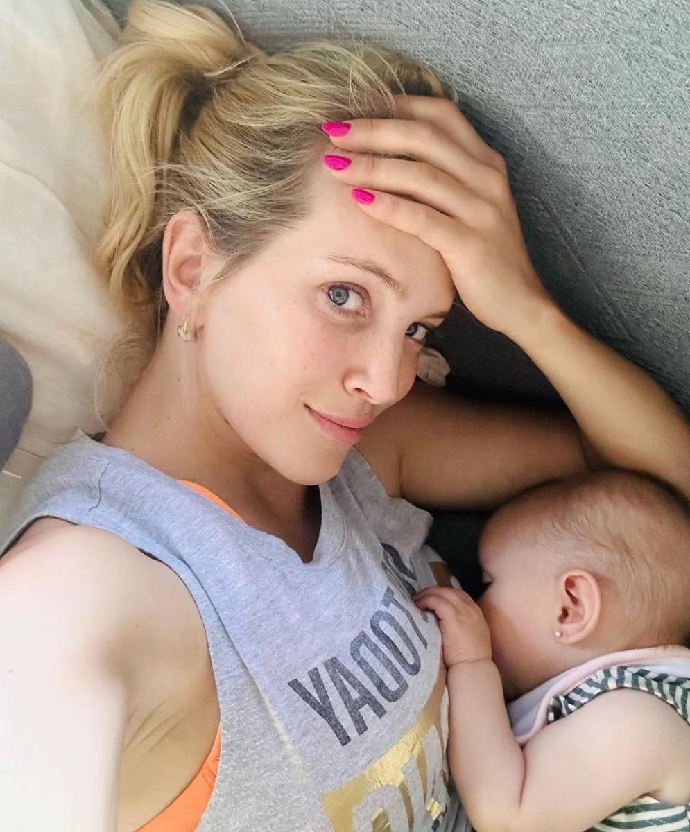 Luisana Lopilato junto a su hija Cielo