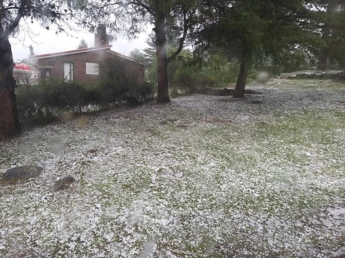 Granizo en Tafí del Valle.