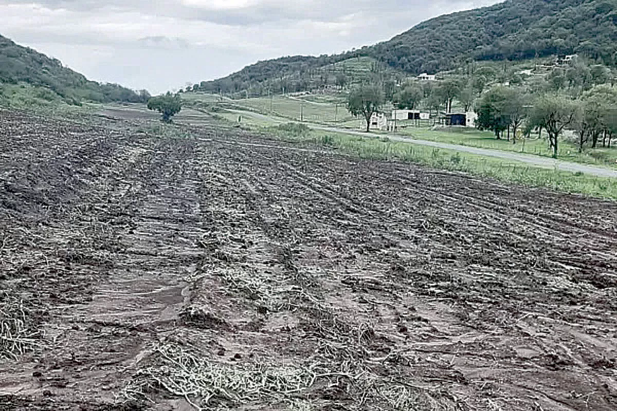 EFECTO DEVASTADOR. Las zonas más afectadas fueron El Portezuelo, El Siambón y el Valle de San Javier.