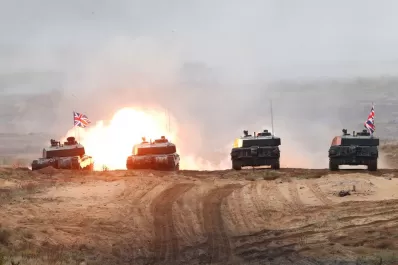 El Gobierno británico anunció que entregará tanques occidentales a Ucrania