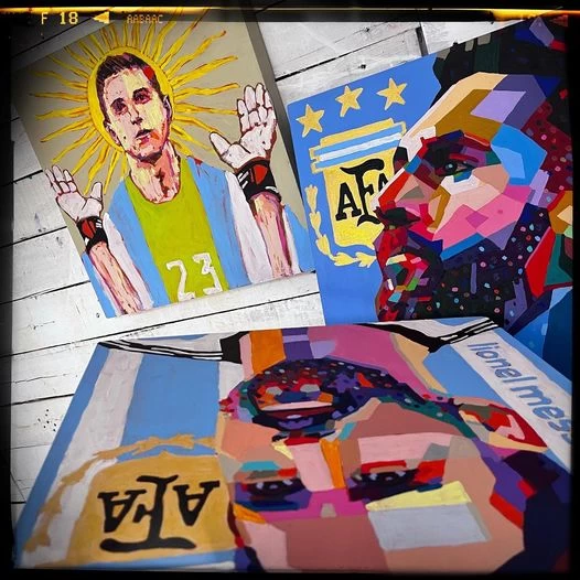 LISTAS PARA LLEVAR. Las obras de Rubén Kempa ya están preparadas.   