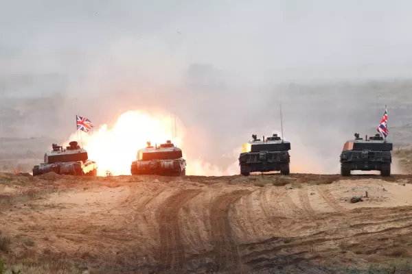 El Gobierno británico anunció que entregará tanques occidentales a Ucrania