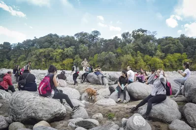 El río Chirimayo ofrece su encanto a los que van a visitarlo