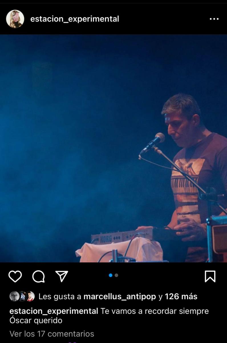 El posteo en Instagram de la banda.