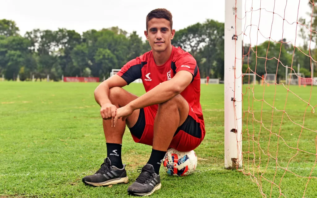 Bautista Kociubinski en Estudiantes de la Plata. 