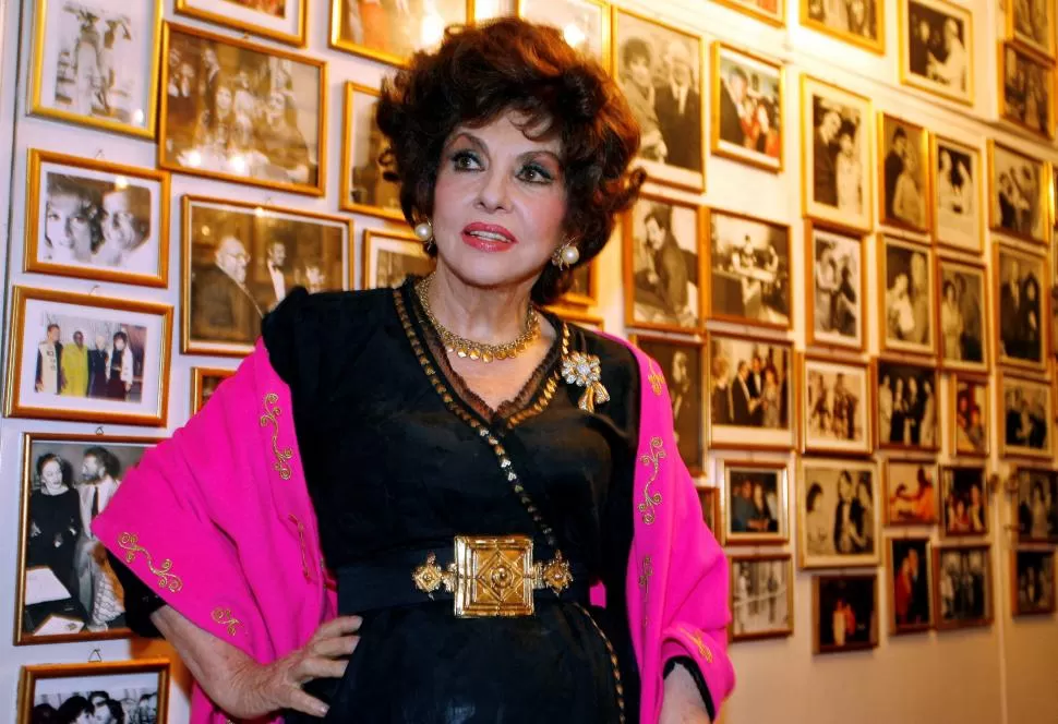 “THE LAST DIVA”. Gina Lollobrigida, en sus tiempos de esplendor como referente icónica de la mujer italiana. reuters 