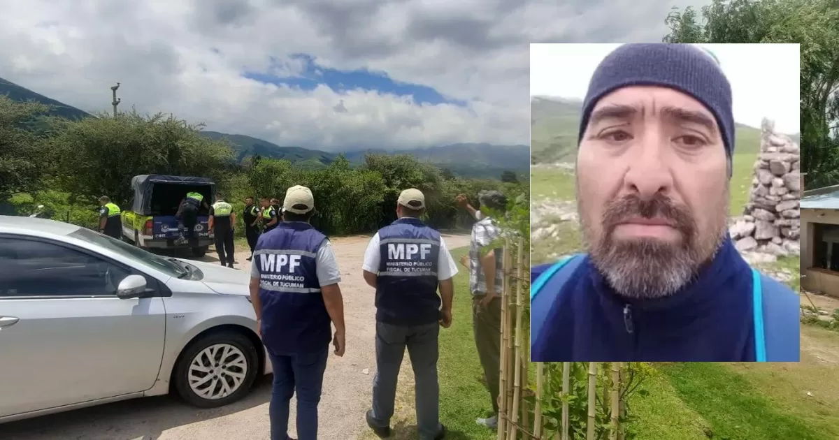 Rescataron al hombre que estaba desaparecido en los cerros de Tafí del Valle