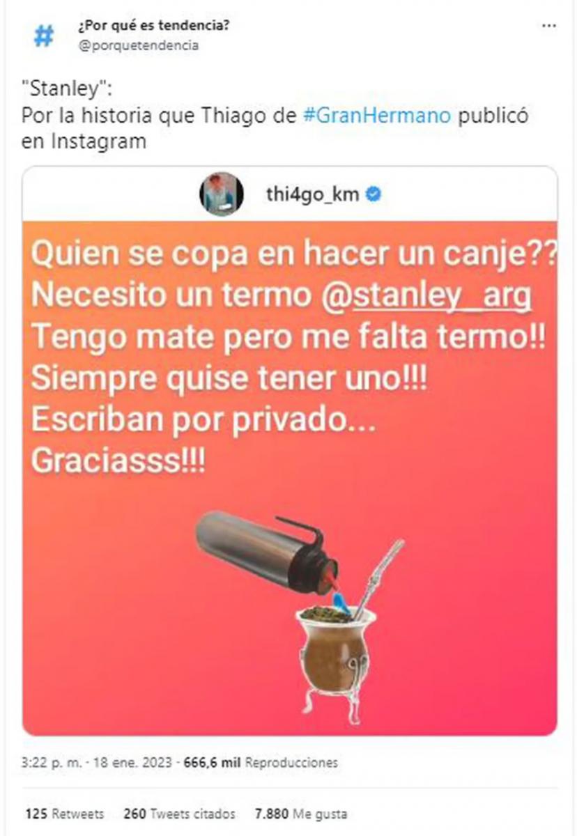 Tras las burlas y críticas por pedir un canje, Thiago de Gran Hermano consiguió trabajo