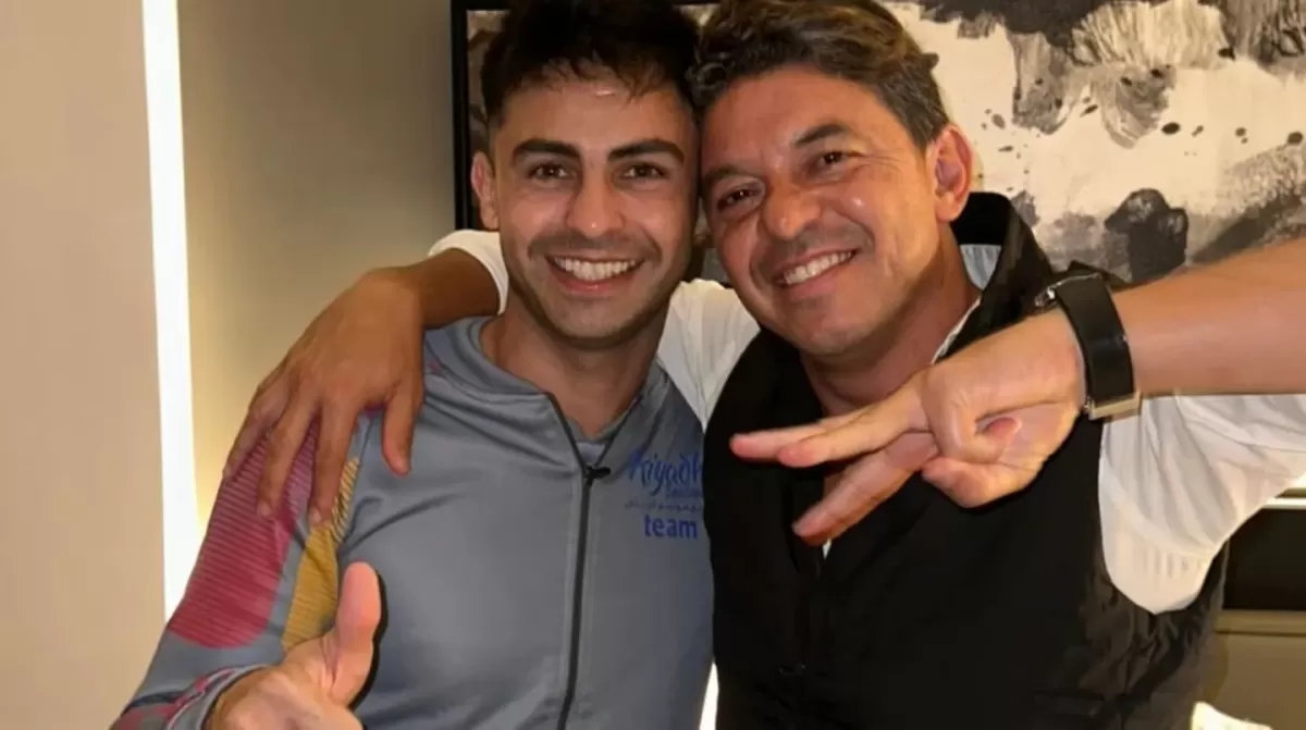 El Pity Martínez desató la polémica al postear una foto junto a Marcelo Gallardo.