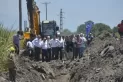 En Simoca, Jaldo y Manzur supervisaron las obras de la planta de líquidos cloacales