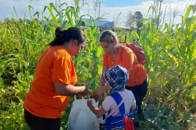 En Bella Vista se realizó la primera cosecha inclusiva