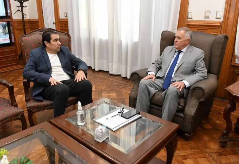 TRABAJO CONJUNTO. Mansilla dijo que Jaldo tiene respaldo total. la gaceta / foto de diego araoz  