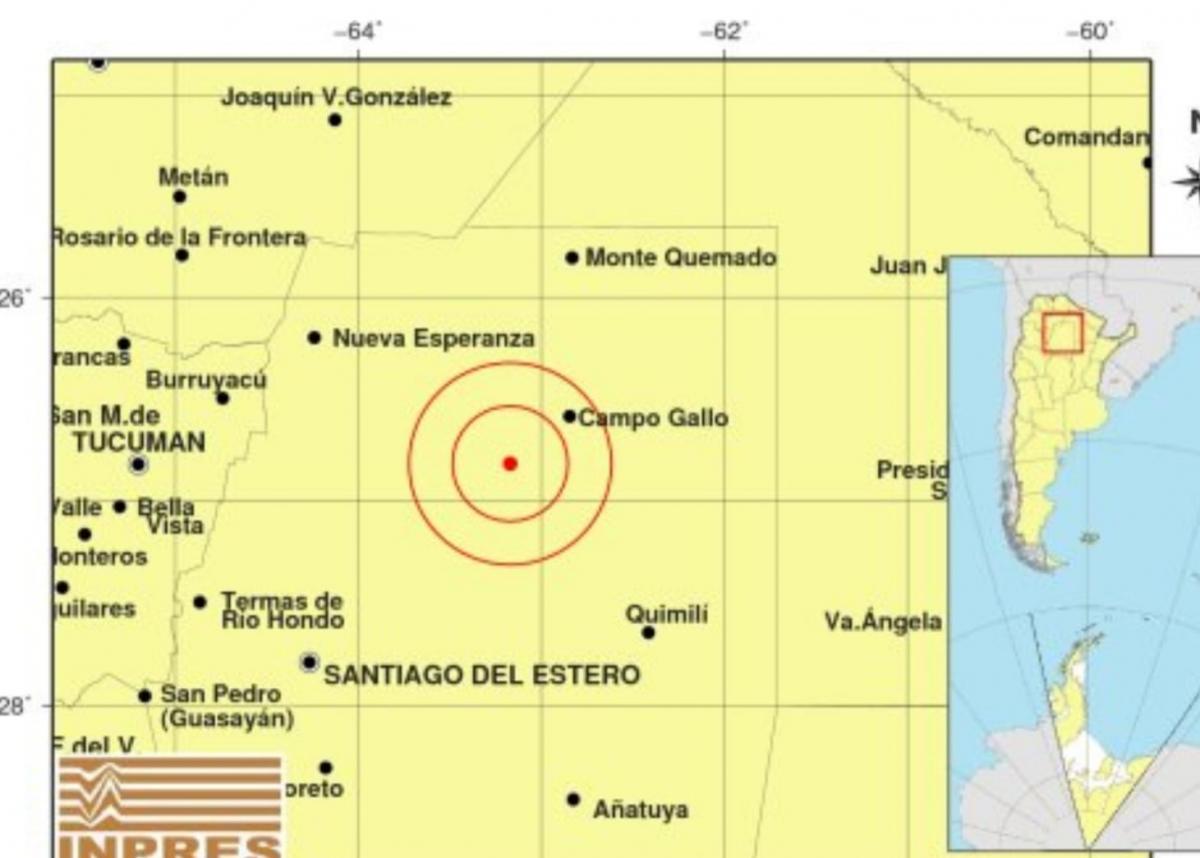 El lugar exacto del sismo.