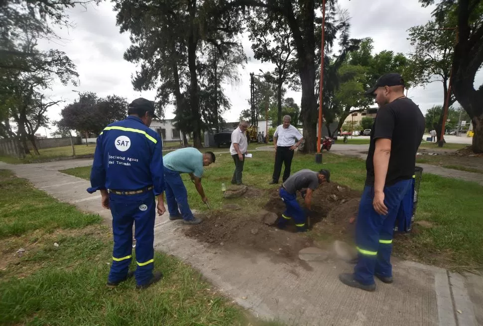 NUEVO POZO. Las obras de la SAT demandarán dos semanas más. la gaceta / foto de Osvaldo Ripoll