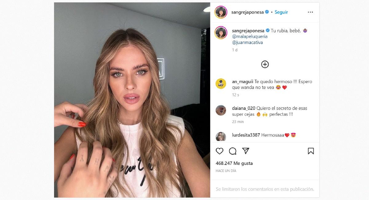 Eugenia “China” Suárez sorprendió a sus seguidores con un cambio de look