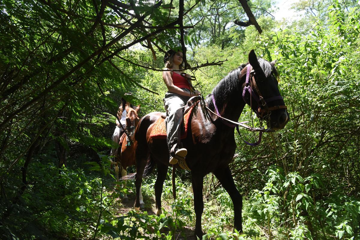 PASEO A CABALLO. Las cabalgatas rondan entre $ 900 y $ 1100 por hora.