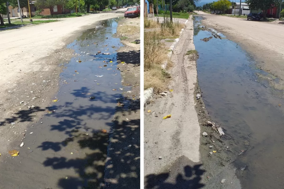 Vecinos de  calle Boulevard Belgrano se quejan por desbordes cloacales