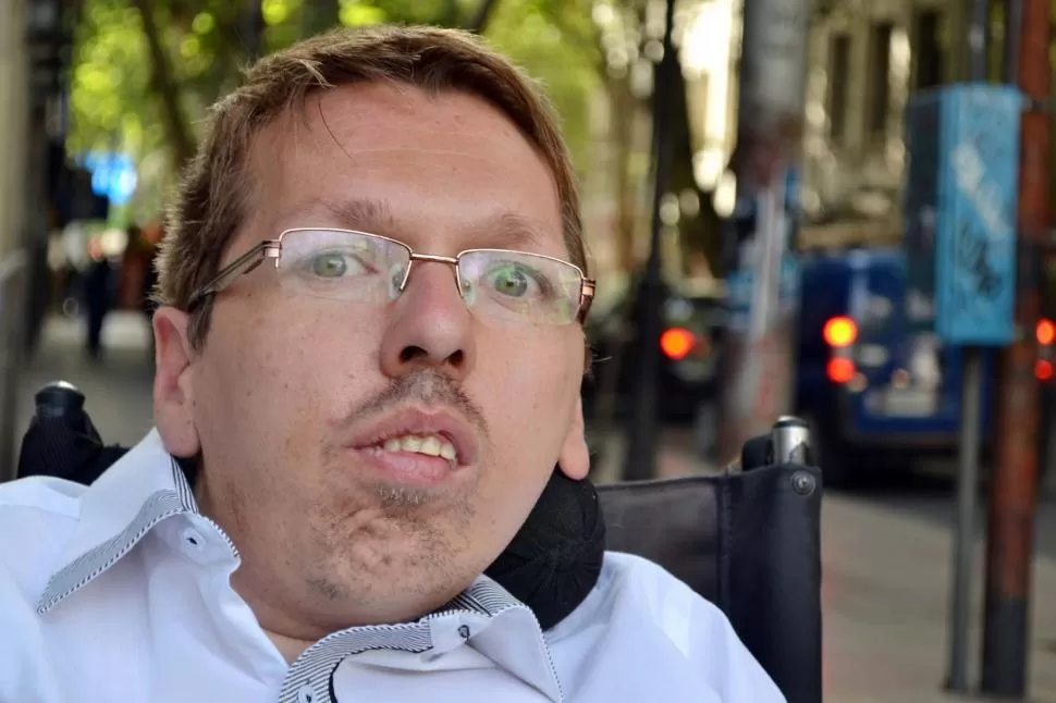 FUNCIONARIO. Germán Ejarque es el enlace de la Agencia de Discapacidad con el Instituto Nacional de Teatro. 