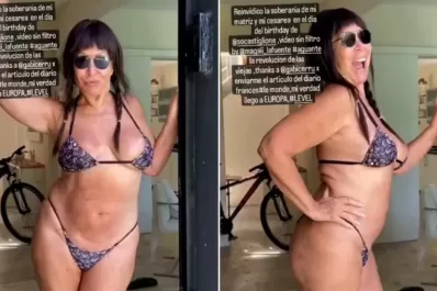 “Aguante la revolución de las viejas”: Moria Casán volvió a ser viral al mostrar su cuerpo al natural