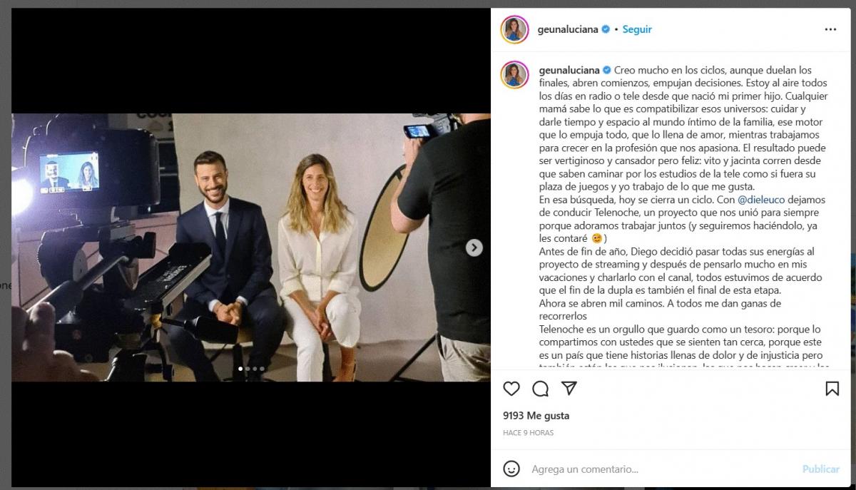 Foto tomada de Instagram: @geunaluciana