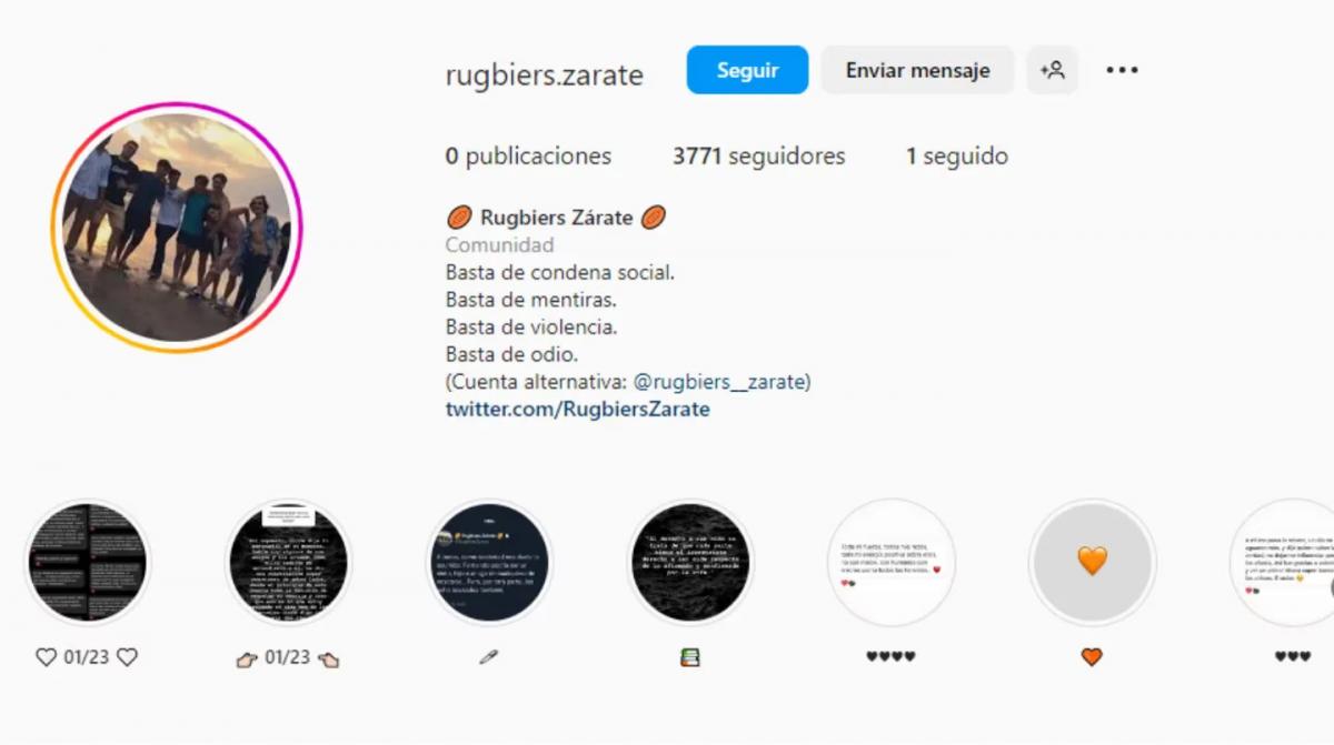 “Le pedimos a la Virgen”: la polémica cadena de oración para los rugbiers que organizaron en Instagram