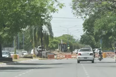 Tránsito fluido: Cuándo finalizarían las obras en la rotonda de la avenida Perón