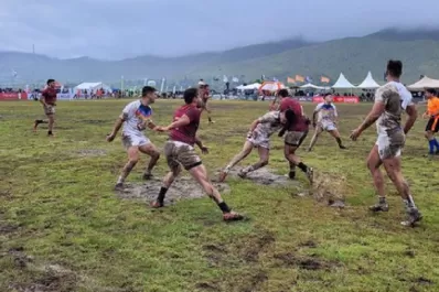 A pesar de la lluvia, el Seven de Tafí se vive a pleno