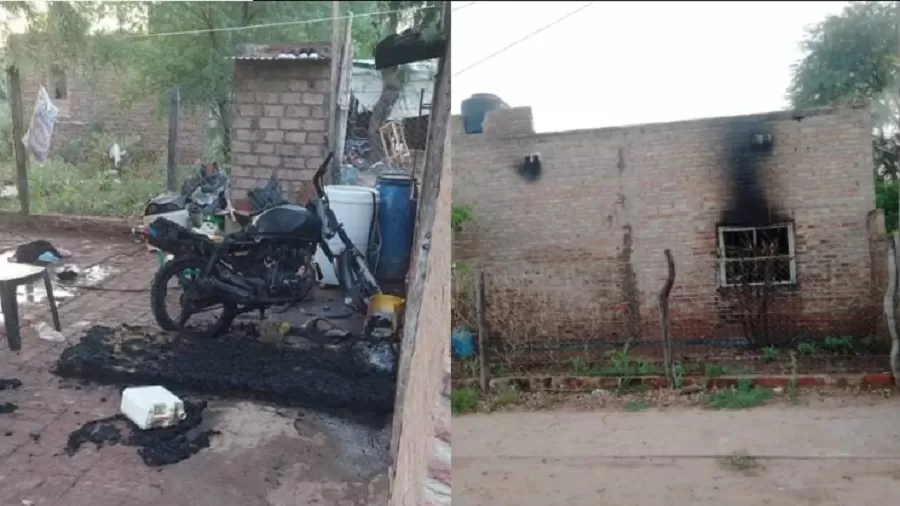 El hombre prendió fuego la casa del vecino. (Foto: gentileza diario norte).