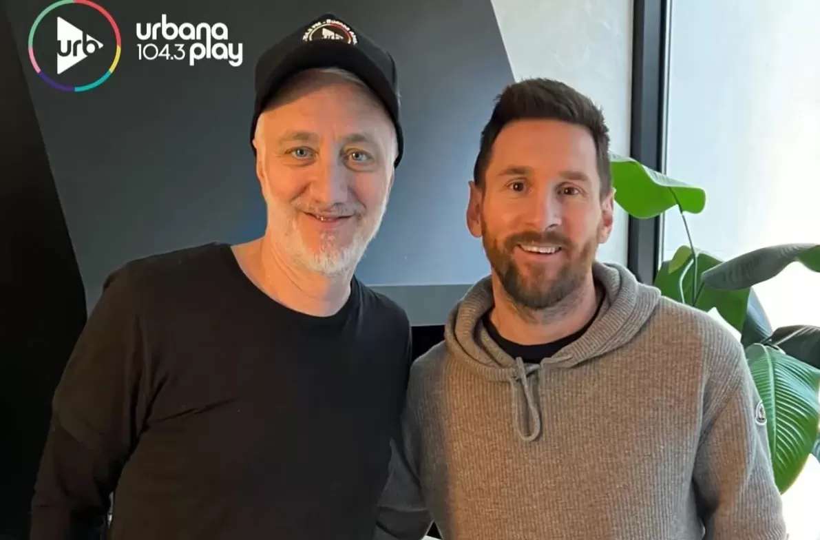 Lionel Messi durante su entrevista con Andy Kusnetzoff 