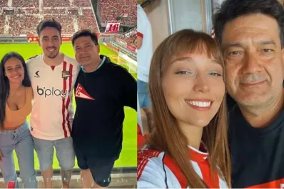 Caso Báez Sosa: Silvino, padre de Fernando, alentó a Estudiantes de La Plata junto a la familia de los abogados que lo defienden