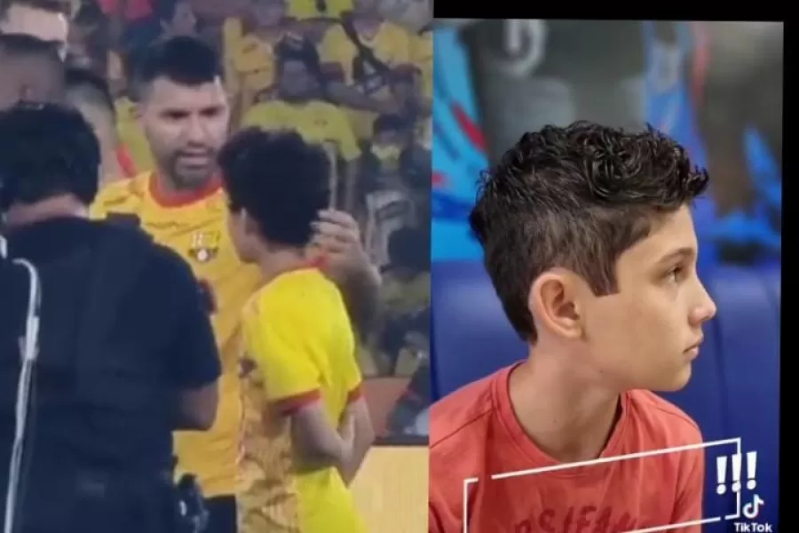 El “Kun” Agüero le recomendó cambiar su look y él le hizo caso: el increíble momento que vivió un adolescente ecuatoriano