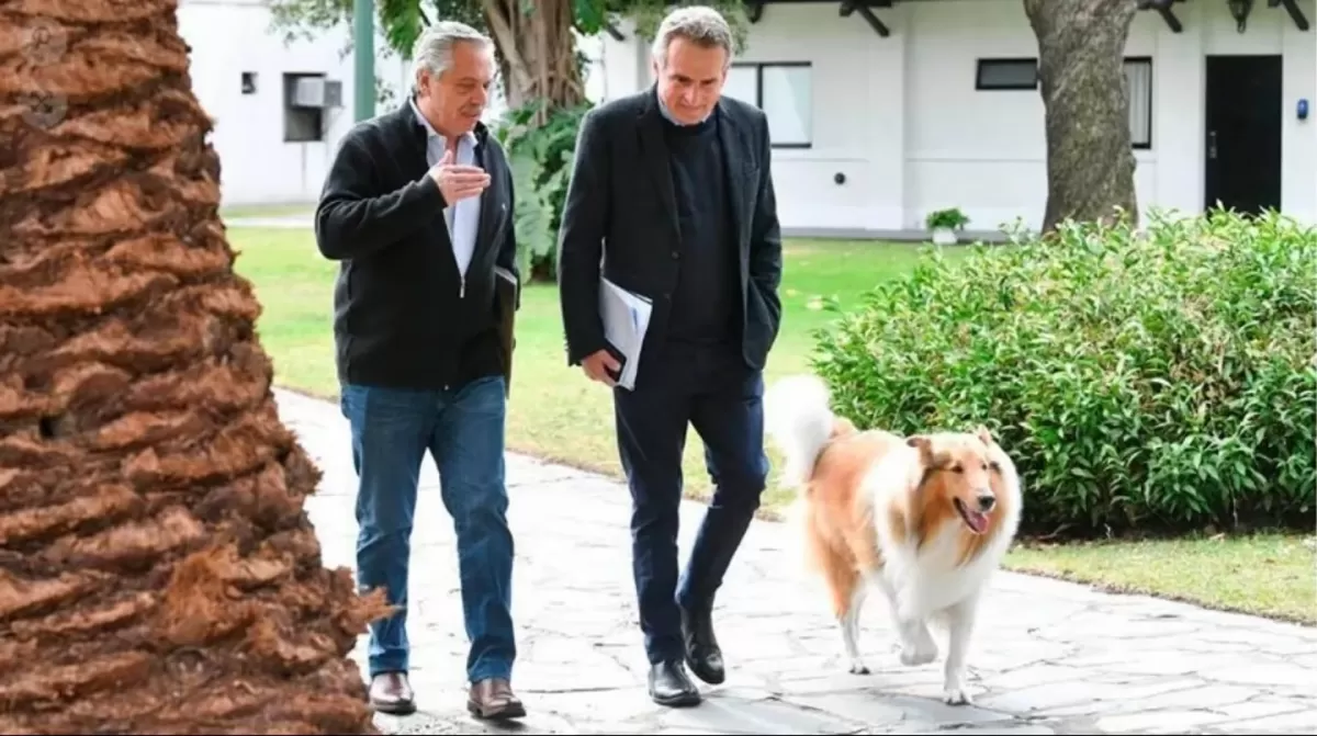 ALBERTO FERNÁNDEZ Y AGUSTÍN ROSSI. 