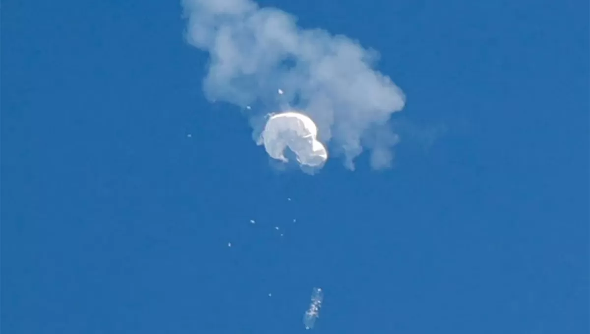 DESTRUIDO. El aparato fue atacado con un caza F-22 de los Estados Unidos.