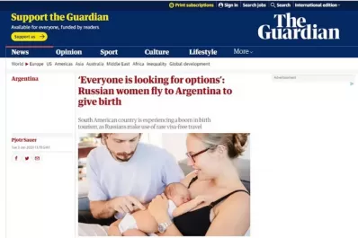 Mujeres rusas en Argentina: el informe de un diario británico que alertó sobre la llegada de embarazadas