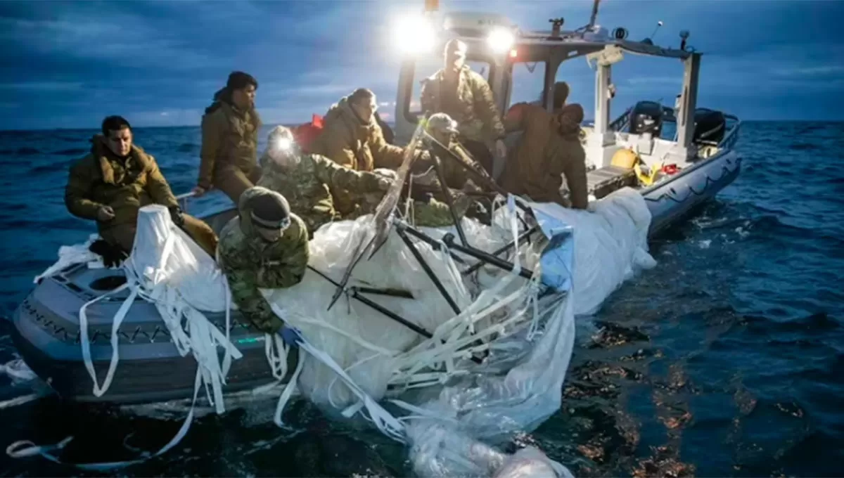 Globos espías: Distinas partes fueron recuperadas y puesta bajo el análisis y la vigilancia de la CIA y el FBI.