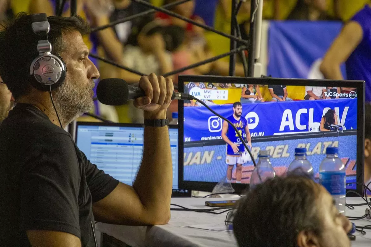 EN TUCUMÁN. Quaini comentó para TyC Sports el Tour de la Liga disputado la semana pasada en Monteros. Fue un destacado jugador en la década del 90. Gentileza - foto de Pedro Guzmán 