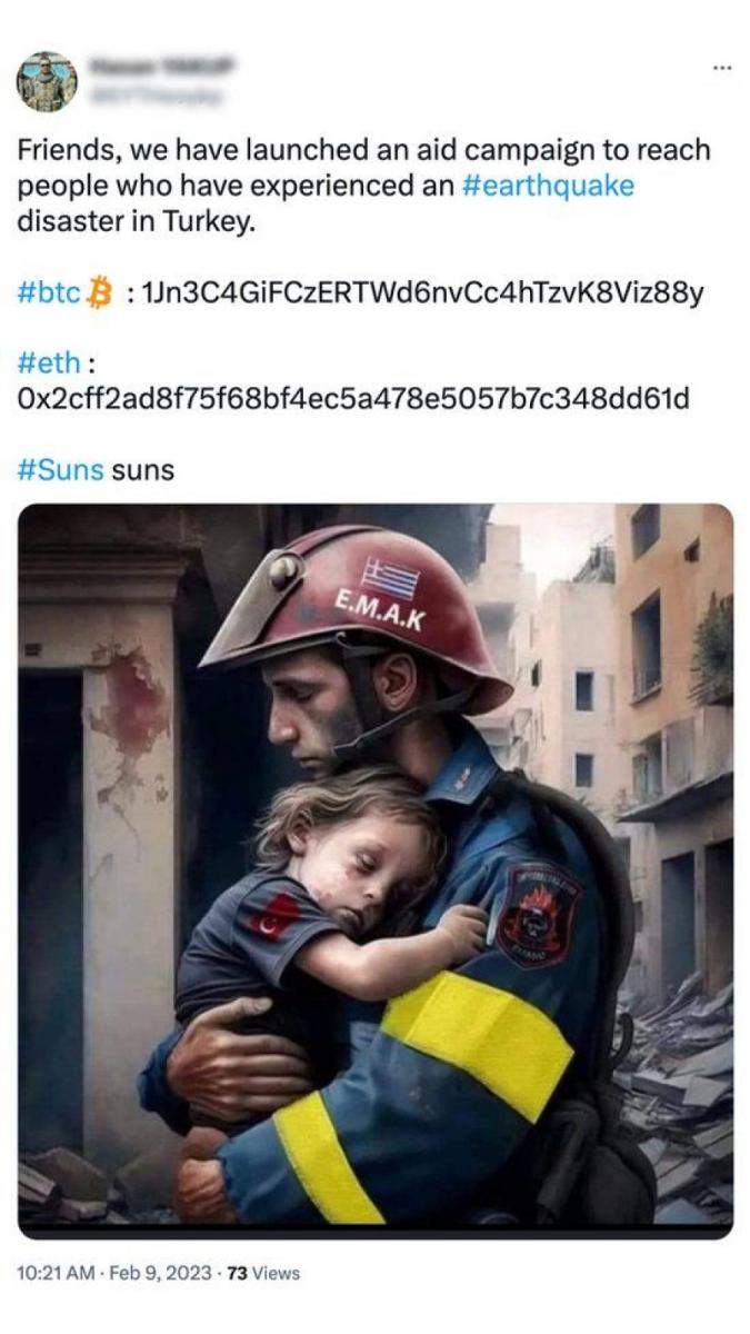 Los estafadores intentan aprovecharse del terremoto de Turquía