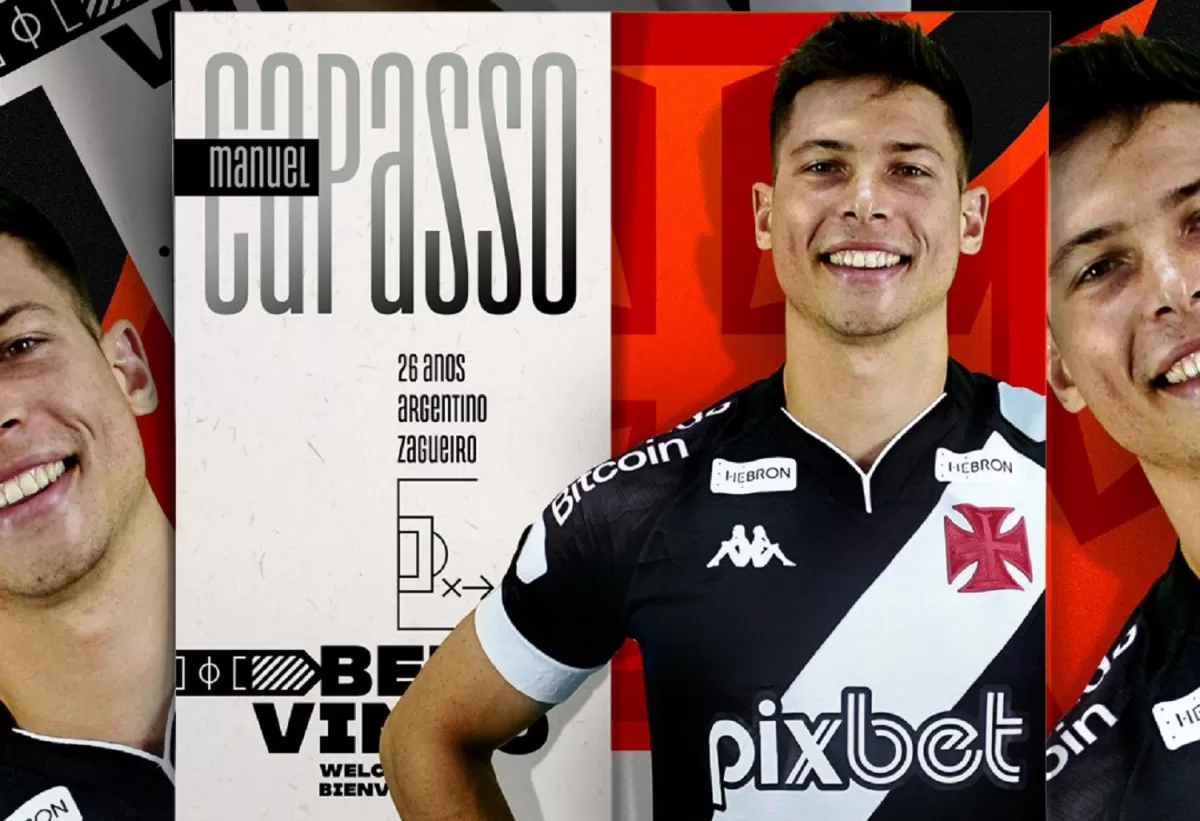 La bienvenida del Vasco da Gama a Capasso y su carta de despedida para los hinchas de Atlético Tucumán