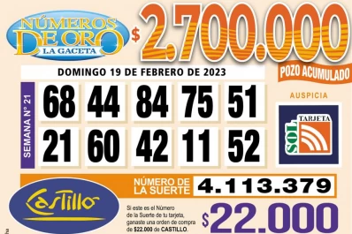 Los Números de Oro de LA GACETA