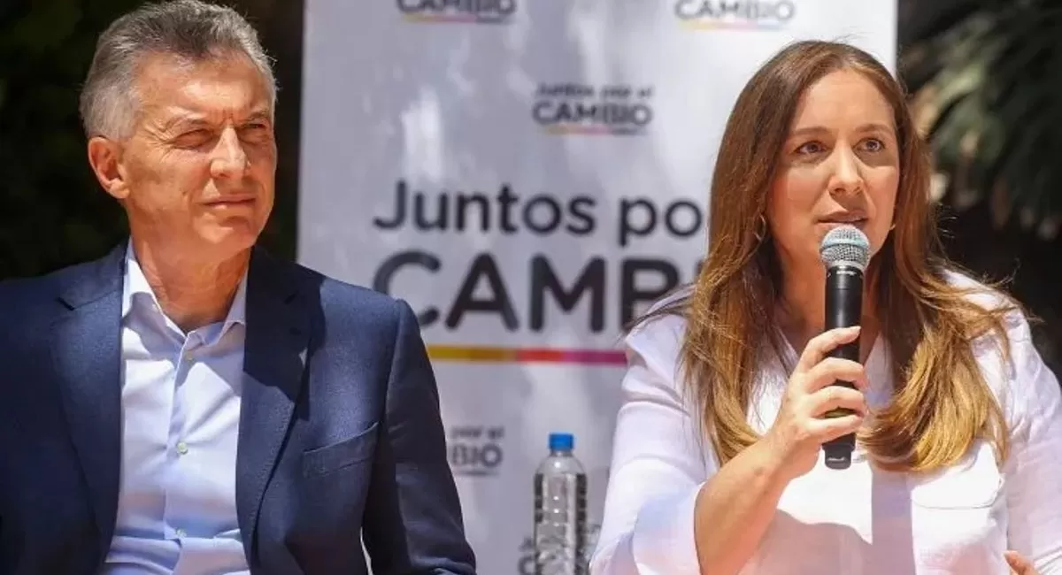 Mauricio Macri y María Eugenia Vidal.